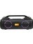 DS153 Bluetooth 5.0 80W IPX5 Su Geçirmez RGB Aydınlatmalı Stereo TWS Boombox Taşınabilir Hoparlör Siyah 1