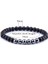 19CM Tarzı No.9 Boyutu Vintage Streç Bilezikler Erkekler Doğal Taş Boncuk Bilezik Sağlık Kadınlar Pulseira Takı Için Manyetik Hematit Bileklik Yok (Yurt Dışından) 4