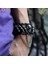 1x Kafatası Jovivi 1x Erkek Bileklik Metal Biker Siyah Geniş Mermi Kafatası Başak Zincir Dana Deri Punk Rock Bilezik Ayarlanabilir Bileklik (Yurt Dışından) 1