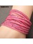 Fuşya Lokaer Charms Bilezik Sıcak Satış Moda Wrap Bilezik Çok Katmanlı Bilezik Kadınlar Hediye Için Seçmek Için WRBR-002 (Yurt Dışından) 1