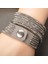 Fuşya Lokaer Charms Bilezik Sıcak Satış Moda Wrap Bilezik Çok Katmanlı Bilezik Kadınlar Hediye Için Seçmek Için WRBR-002 (Yurt Dışından) 5