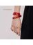 17CM Tarzı Kırmızı Altın Düğme Moonlıght Deri Bilezikler Kadınlar Için Yeni Moda Üç Daire Çok Katmanlı Wrap Bilezik Kadın Bileklik Takı Hediye (Yurt Dışından) 1