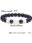 21CM Tarzı 1mavi Kum Doğal Howlite Rose Quart Kristal Aytaşı Bilezik Kadınlar Için Çakralar Boncuk Bilezik Kadın Yoga Enerji Takı Için Браслет (Yurt Dışından) 1
