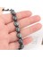 18-26CM Beadtales cm Ayarlanabilir Altıgen Kafatası Hematit Bilezik Erkekler Kadınlar Için Uçucu Yağlar Difüzör Doğal Taş Boncuk Zincir (Yurt Dışından) 1