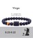 L-21CM Tarzı No.10 Boyutu Yenı 8mm Siyah Taş Beadonstellation Çift Bilezik Erkekler Kadınlar Için Bilezikler Pulseras Masculina Hombre Erkek Erkek Mücevherat (Yurt Dışından) 3