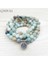 Lotus 8mm Buzlu Mat Ite Bilezik Rayer Boncuk Lotus Om Bilek Mate Mala Boncuk Bilezik (Yurt Dışından) 1