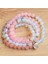 Yoga Ritüel Taşlar Doğal Taş Mala Opalite Rosequartz Bileklik Bayan Wrap Om Bilezik Lotus Mala (Yurt Dışından) 3