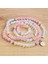 Yoga Ritüel Taşlar Doğal Taş Mala Opalite Rosequartz Bileklik Bayan Wrap Om Bilezik Lotus Mala (Yurt Dışından) 5