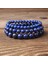 8 mm 23 Boncuk Stili Lapis Lazuli Lingxiang mm Popüler Lapis Lazuli Mavi Boncuk Yoga Bilezik Erkekler ve Kadınlar Için Elastik Bant Bilezik Takı (Yurt Dışından) 3