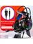Yındaıo Q7 40MM Hoparlör Ünitesi Renkli Solunum Işığı Kulak Kablolu Oyun Kulaklığı Mikrofon-Usb + 3.5mm Mikrofon/kulaklık Entegre Arayüzü (Yurt Dışından) 4