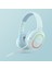 L800 Kablosuz Kulaklık Müzik Oyun Kulaklığı LED Işıklı/mikrofonlu Katlanır Bluetooth Kulaklık-Mavi (Yurt Dışından) 5