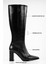 Kadın Brave Siyah Cilt Topuklu Çizme 2