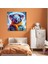 Tekli Kare Kanvas Çocuk Odası Müzik Dinleyen Koala Tasarımı 1
