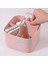 2pcs Caddys Organizatör, Saplı Istiflenebilir Plastik Caddy'ler, Masa Caddy'leri, Sanat Organizatörleri ve Depolama, Makyaj Caddy'leri Pembe (Yurt Dışından) 2