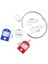 Portable Metal Ring Key Organizer With 20 Spring Hooks & Key Tags With Ring And Label Window (Yurt Dışından) 2