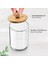 Qtip Holder, Bathroom Organizer Accessories Storage Containers Clear Plastic Jars With Bamboo Lids For Cotton Ball,floss (Yurt Dışından) 3