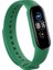 Xiaomi Mi Band 5 ve 6 Akıllı Bileklik Silikon Kordon Kayış Koyu Yeşil 2