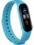 Xiaomi Mi Band 5 ve 6 Akıllı Bileklik Silikon Kordon Kayış Açık Mavi 2