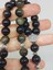 Golden & Siyah Obsidyen Taşı 33LÜK Tesbih 10MM (36015) 2