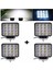 Araç Iş Makinesi Çalışma Sis Lambası 16 LED Projektör Off Road Tekne Kamyon Traktör 4 Ad. 2