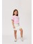 Lastikli Bel Normal Beyaz Kadın Denim Şort 232 Lcg 121009 Tao White Jean 1