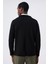 Klasik Yaka Slim Fit Siyah Erkek Kazak 241 Lcm 242007 Merlo Sıyah 2