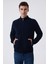 Dik Lacivert Erkek Sweatshirt 241 Lcm 241013 Newjump Lacıvert 2