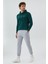 Kapüşon Yaka Zümrüt Yeşili Erkek Sweatshirt 231 Lcm 241016 Garen Zãœmrãœt Yeåä 1