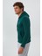 Kapüşon Yaka Zümrüt Yeşili Erkek Sweatshirt 231 Lcm 241016 Garen Zãœmrãœt Yeåä 3
