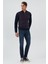 Fermuarlı Yaka Lacivert - Bordo Erkek Sweatshirt231 Lcm 241050 Barn Lacivert-Bordo 1