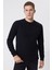 O Yaka Siyah Erkek Sweatshirt 231 Lcm 241011 Newdwade Siyah 2
