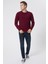 O Yaka Bordo Erkek Sweatshirt 231 Lcm 241011 Newdwade Bordo 1