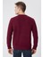 O Yaka Bordo Erkek Sweatshirt 231 Lcm 241011 Newdwade Bordo 4