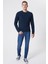 O Yaka Açik Lacivert Erkek Sweatshirt 231 Lcm 241011 Newdwade A.lacivert 1