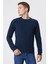 O Yaka Açik Lacivert Erkek Sweatshirt 231 Lcm 241011 Newdwade A.lacivert 2