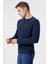 O Yaka Açik Lacivert Erkek Sweatshirt 231 Lcm 241011 Newdwade A.lacivert 3