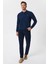 Newblend Erkek Polo Yaka Sweatshirt A.lacivert 1