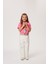 Lastikli Bel Beyaz Kız Çocuk Denim Pantolon 232 Lcg 121003 Maldives White Jean 4