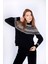 Bisiklet Yaka Basic Siyah Kazak Kadın 241 Lcf 261004 Alısa Sıyah 1