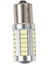 BA15S 12V Beyaz LED Sidelight Araç Ampulü 1156 P21W Gümüş 33-Led (Yurt Dışından) 4