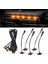 Durango 2011-2021 Için 5pcs Ön Izgara Işıkları LED Sarı Işıklar (Yurt Dışından) 5
