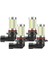 4x 9005 9006 LED Far Ampulleri Yüksek Düşük Huzmeli Kit Hb3 Hb4 6500K Süper Beyaz (Yurt Dışından) 1