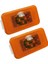 8 Adet 24V Araba Kamyon LED Yan Sinyal Lambası 4led Amber Gösterge Uyarı Lambaları Kamyonlar Için Fm/ (Yurt Dışından) 2
