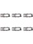 6x Sol Taraf (Lh) Kanat Ayna Kapı Göstergesi Lens Dönüş Sinyal Işığı 2006-2011 Vios 2008-2013 81730-06060 (Yurt Dışından) 1