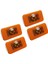 2 Adet 24 V Araba Kamyon Kamyonlar Için LED Yan Işaretleyici Işık Amber Fm/ (Yurt Dışından) 1