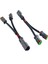 4x Y Tipi Deutsch Dt Dtp 2 Pin Soket Adaptörü LED Pod Çalışma Işığı Güçlendirme Konnektörleri Kablo Demeti (Yurt Dışından) 5