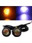 16 Adet Araba 12V 23MM Çift Renkli Switchback 4014 12 LED Drl Kartal Göz Gündüz Işığı (Yurt Dışından) 5