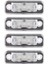 W203 5d W211 R171 W219 Için 4x LED Plaka Işığı Lambası Hatası Ücretsiz (Yurt Dışından) 1