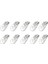 Araba T10 12V 5W 168 194 W5W Halojen Ampul, 10 Paket Sıcak Beyaz (Yurt Dışından) 3