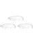 3x Araba Ön Far Başkanı Işık Lambası Lens Kapağı-5 Serisi F10 F18 520 523 525 535 530 2010-2014 Sağ (Yurt Dışından) 3